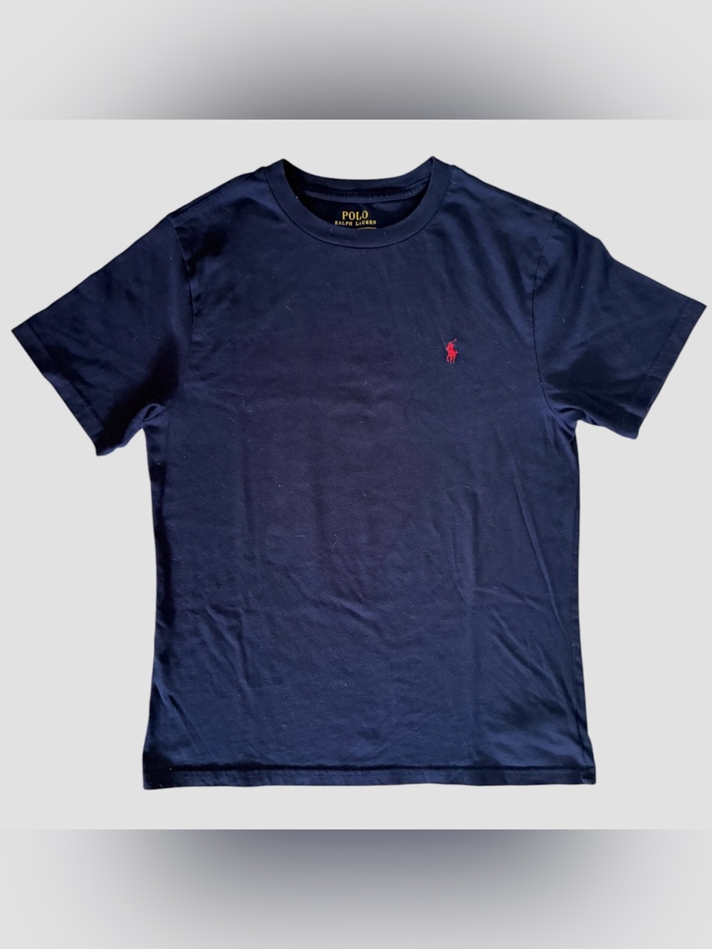 Polo by Ralph Lauren Pony T-Shirt Big Boys Size Large Navy Blue